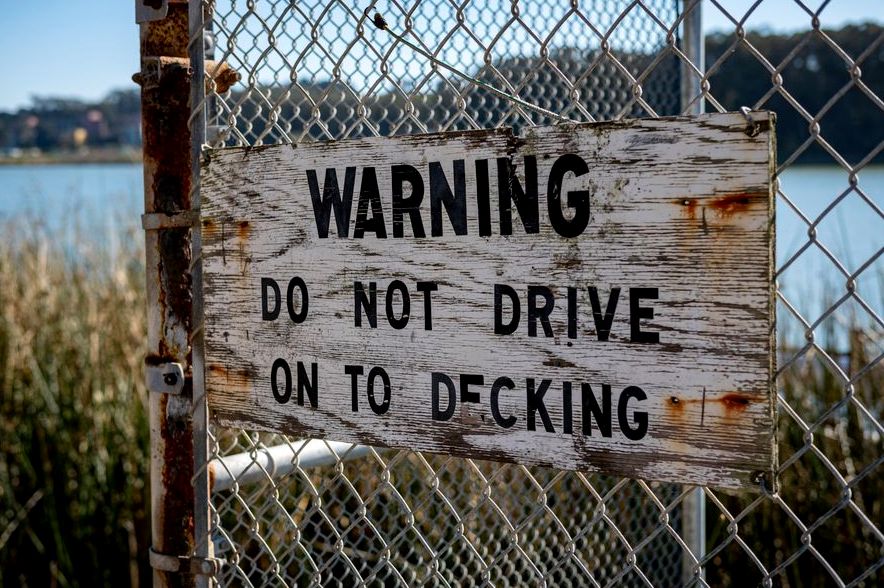 Deck Builder Warning Signs in Brandon